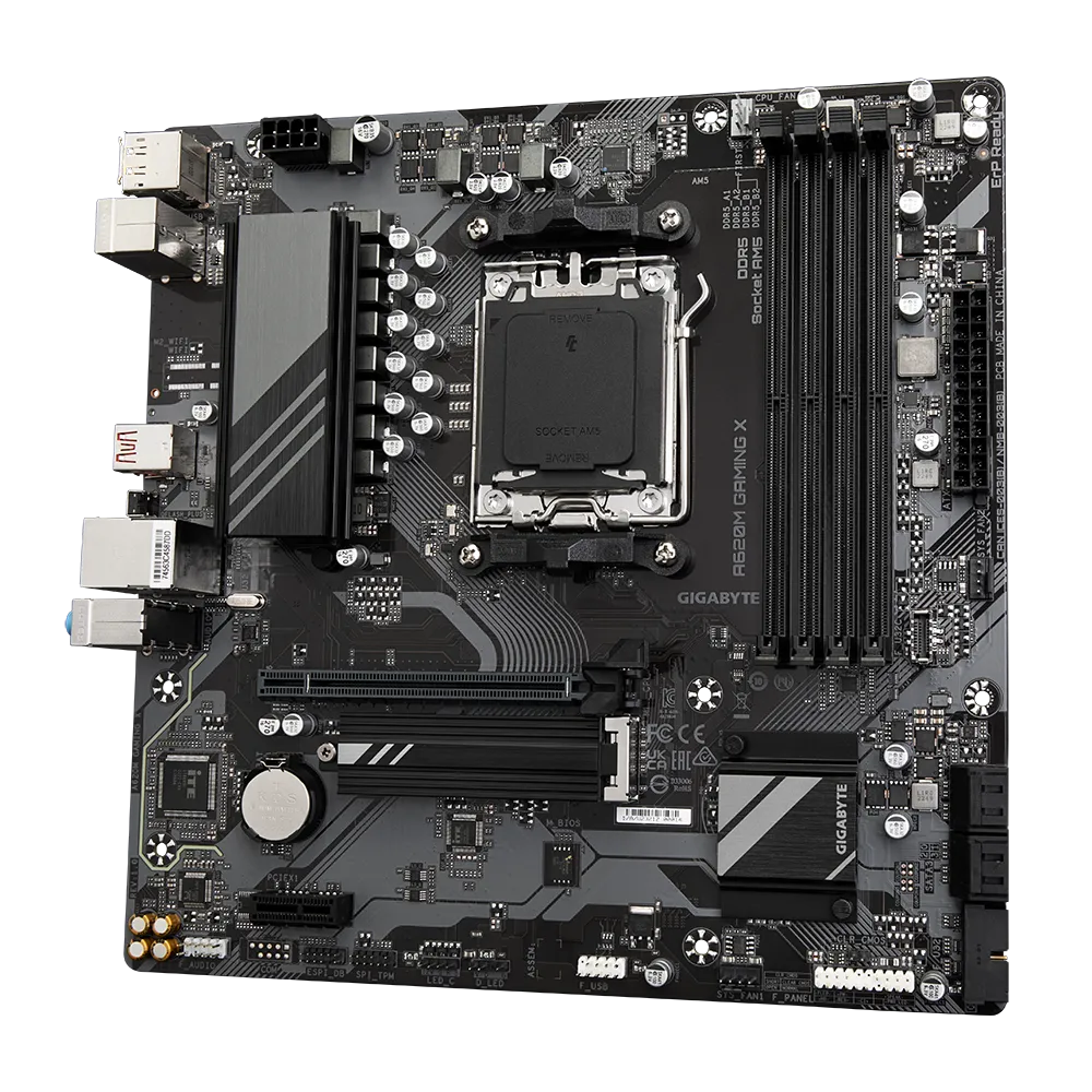 BOARD GIGABYTE A620M GAMING X AM5 DDR5 RYZEN AMD Ryzen™7000 AM5