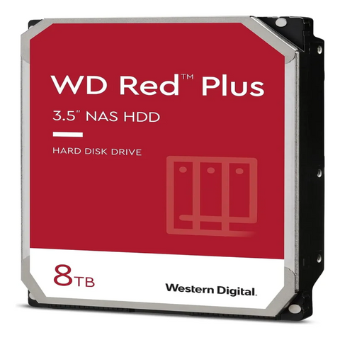DISCO DURO HDD WESTERN DIGITAL RED PLUS 8TB