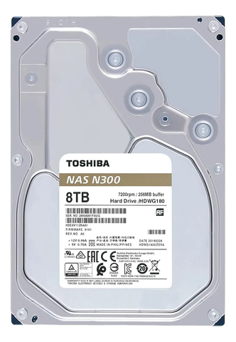 DISCO DURO HDD TOSHIBA NAS N300 8TB