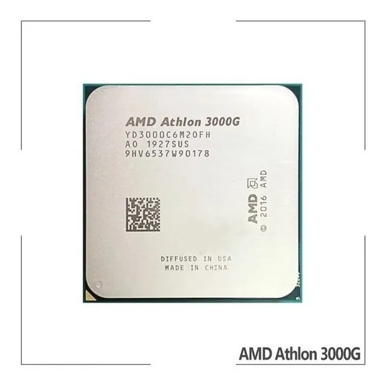 PROCESADOR AMD ATHLON 3000G 3.5 GHZ INCLUYE GRAFICOS RADEON AM4