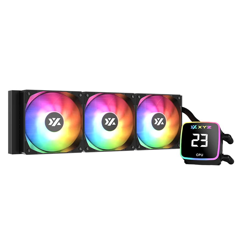 REFRIGERACION LIQUIDA XYZ 360 RGB PANTALLA TEMPERATURA 3. FAN