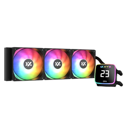 REFRIGERACION LIQUIDA XYZ 360 RGB PANTALLA TEMPERATURA 3. FAN