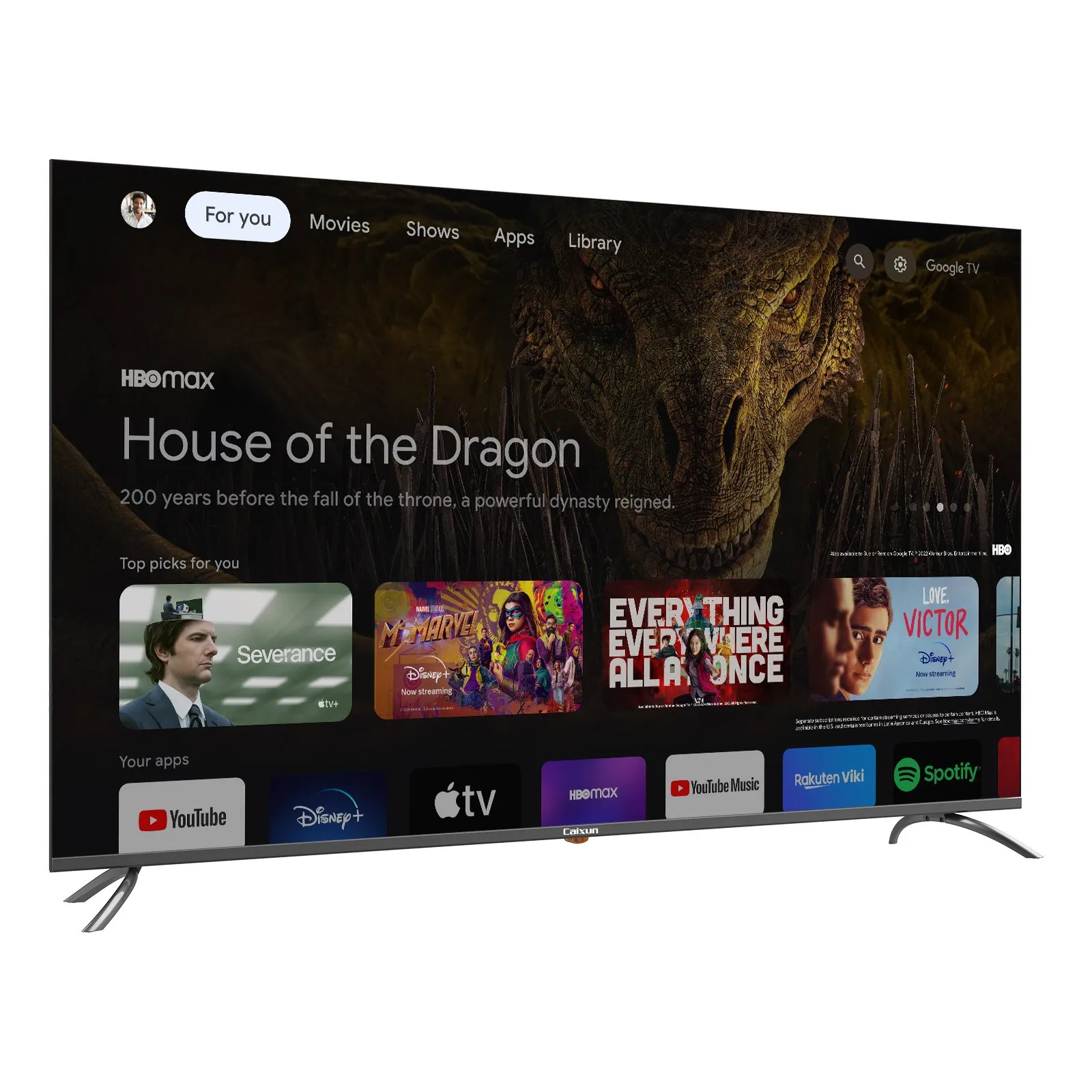TELEVISOR CAIXUN C55VAUG SMART TV 55” UHD 4K