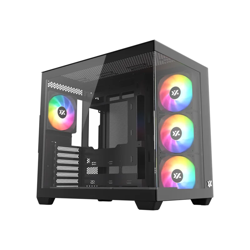 CHASIS XYZ TESSERACT X 7. FAN ARGB NEGRA
