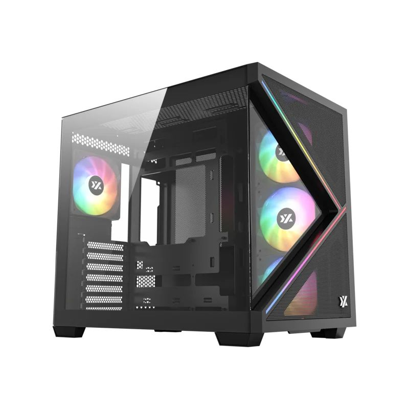 CHASIS XYZ QUBEX 4. FAN ARGB 120MM