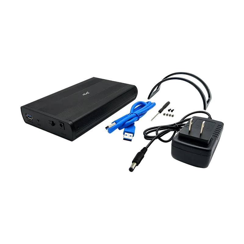 CAJA EXTERNA PARA DISCO SATA 3.5" USB 3.0 NEGRA MARCA XUE