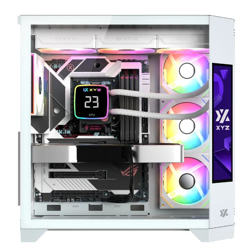 CHASIS XYZ NEUTRON BLANCA 4 FAN RGB 120MM