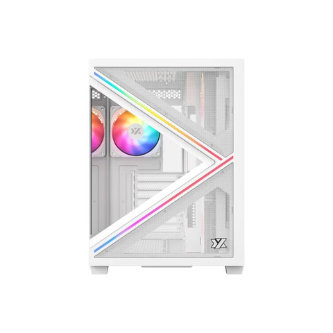 CHASIS XYZ QUBEX BLANCA 4 FAN ARGB 120MM