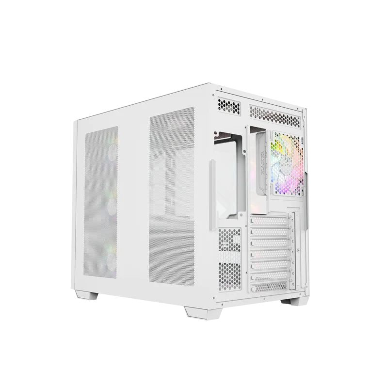 CHASIS XYZ QUBEX BLANCA 4 FAN ARGB 120MM
