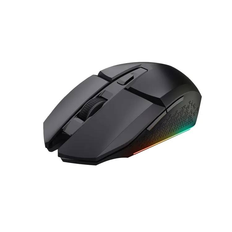 COMBO GAMING 3 EN 1 TRUST TECLADO ALÁMBRICO + MOUSE INALÁMBRICO + PAD MOUSE GXT 794 NEGRO