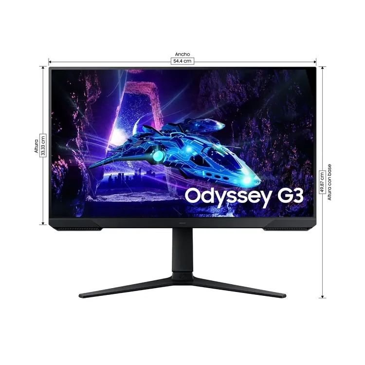 MONITOR SAMSUNG 24” ODYSSEY DG300 1920x1080 1Ms 180HZ HDMI FHD
