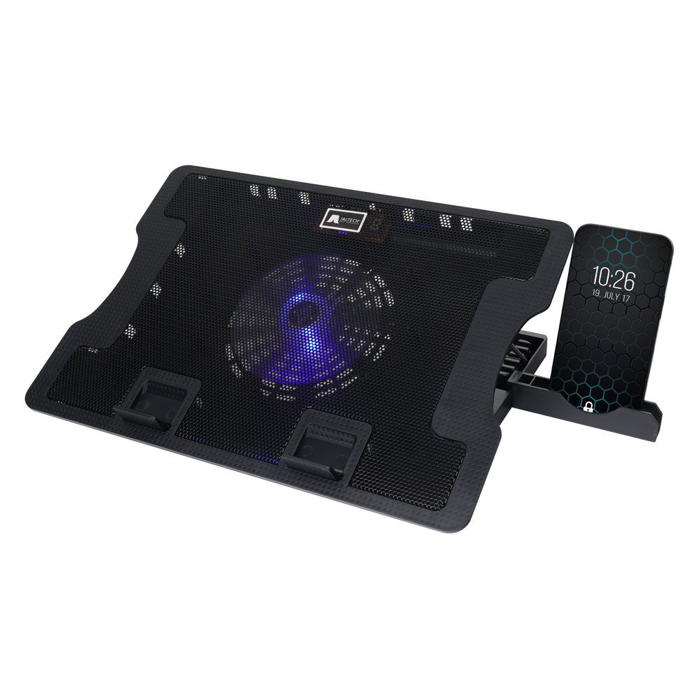 Base Refrigerante Jaltech B-180 1.Fan + Soporte de Celular