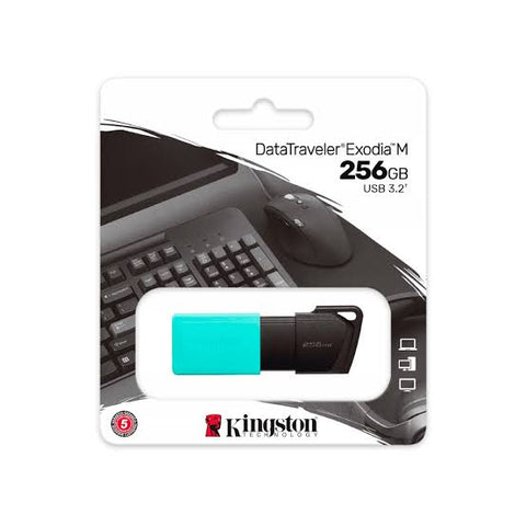 MEMORIA USB KINGSTON DATATRAVELER USB 3.2 256GB EXODIA S
