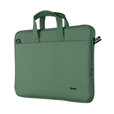 Maletín Bologna fino y ecológico para portátiles de 16 pulgadas - Verde